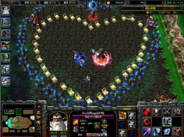 从魔兽争霸衍生出来的经典RPG dota第一 守卫雅典娜经典