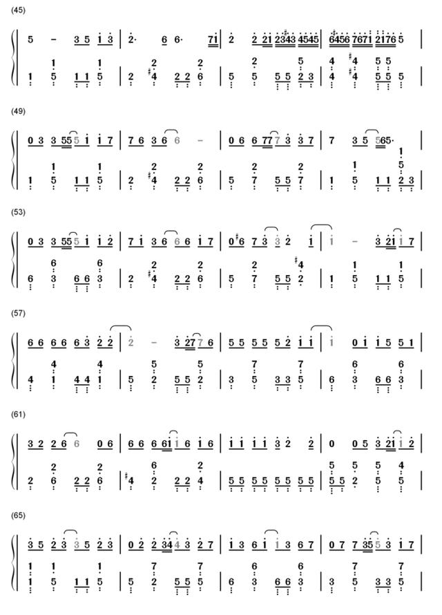 抖音钢琴简谱流行歌曲,钢琴简谱流行歌曲数字,钢琴简谱流行歌曲小城