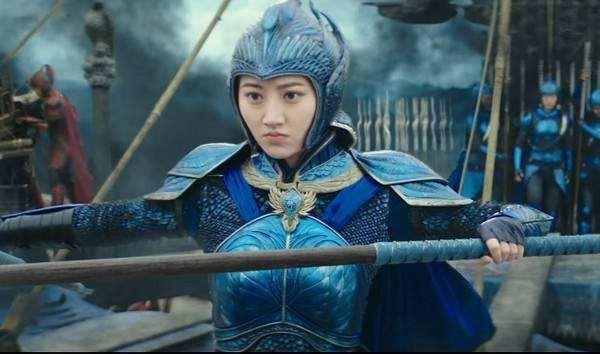 1,《长城》:林梅在张艺谋的大作《长城》中,景甜出演了其中的女主角林