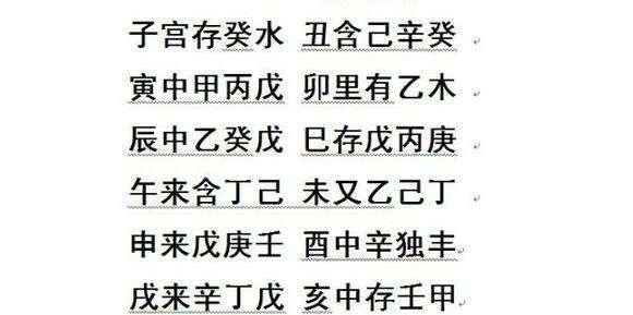 十二地支是什么