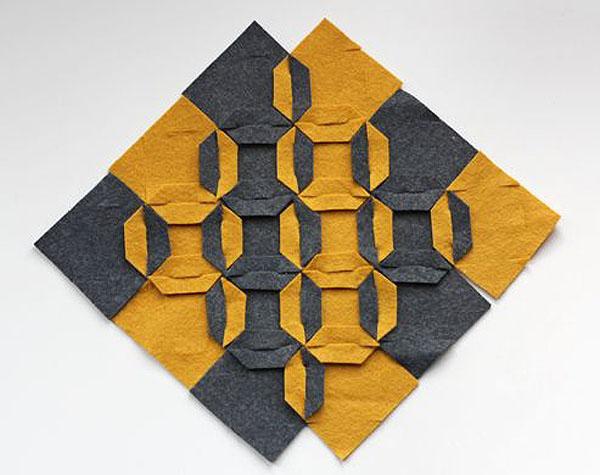 不织布图案(不织布编织手工)