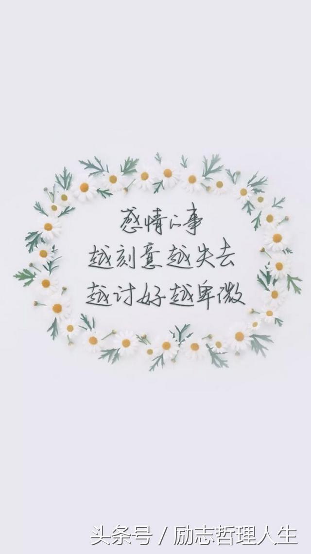 哲理爱情句子暖心(经典简短情感语录一句话)