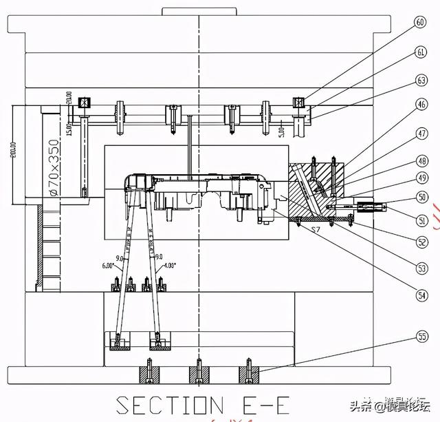 打印机底壳热流道注塑模设计+3d