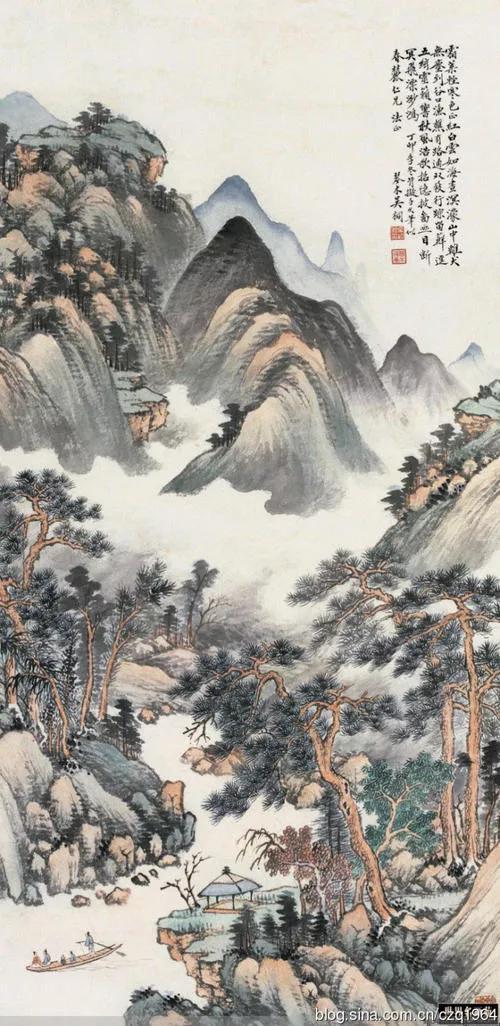 五琴木山水画赏析插图