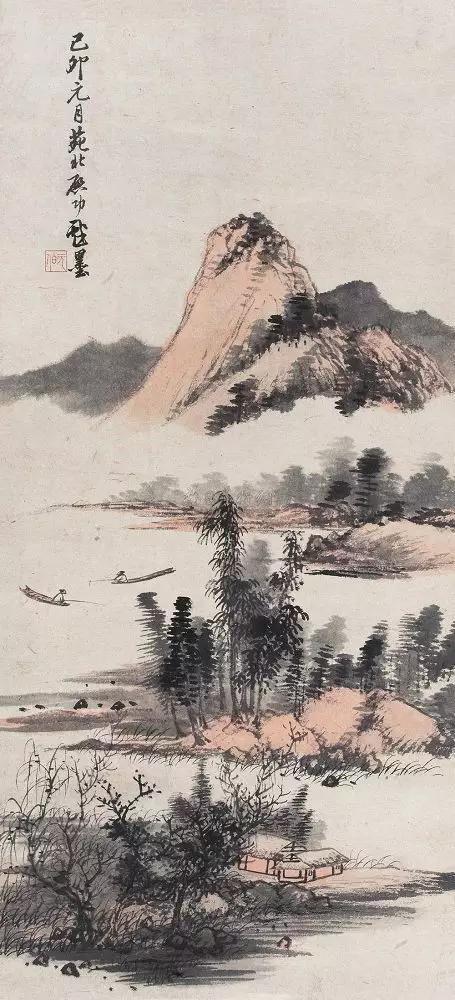 这幅精美的山水画共70幅插图