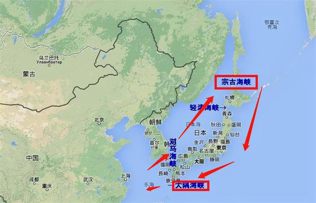 055舰编队返回东海，贴着日本本岛绕一周画圈，日本自卫队拍累了