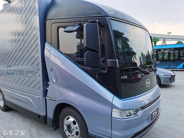 新能源小货车多少钱，全新外观设计，续航385km，比亚迪T5电动轻卡17.28万