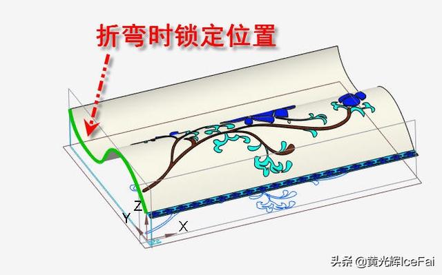 proe工程图曲面展平折弯线