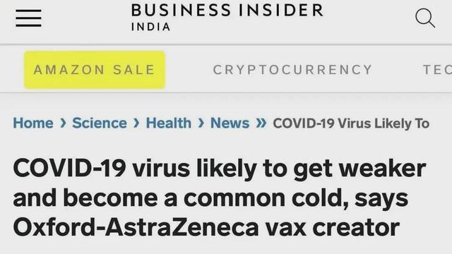 新冠或到头了：明年或成普通感冒，病毒力降低，不再致命