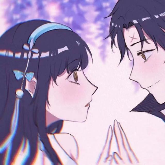 王者情侣头像一男一女情头q版,爆好看的王者荣耀男女头像,情侣头像