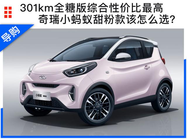 301km全糖版综合实力最好 奇瑞小蚂蚁甜粉款购车手册