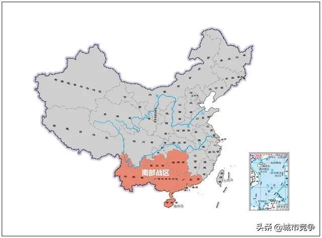 五大战区划分图（中国五大战区划分图）