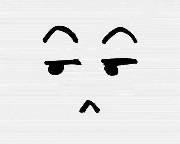 超简单的表情简笔画 简笔画十八种表情(7)