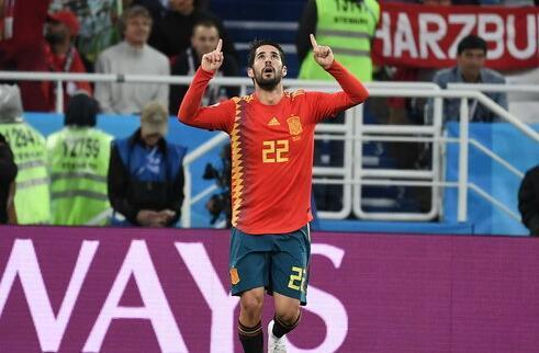 「世界杯」西班牙2-2摩洛哥头名晋级，阿斯帕斯替补绝平