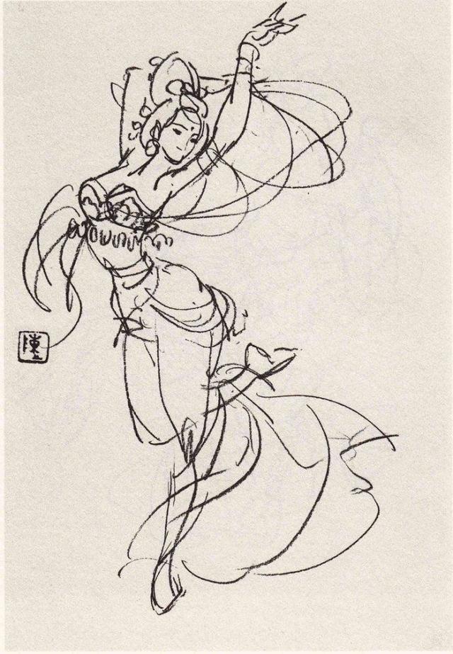 跳舞姿势怎么画速写-天晟网