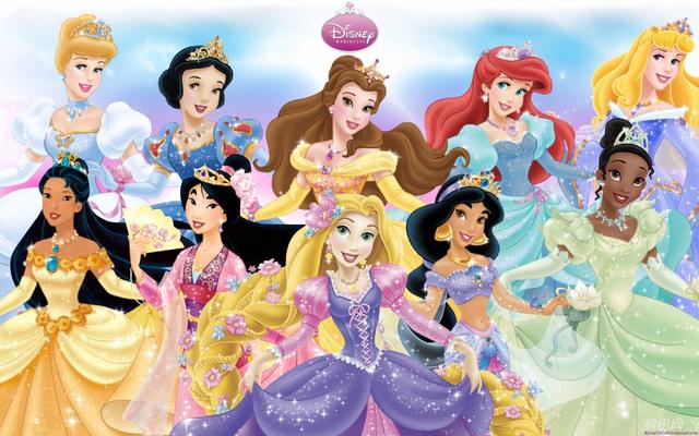 迪士尼公主都有谁,迪士尼14位公主都有谁(迪士尼公主仅有6位成年)
