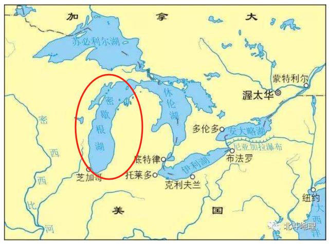 大的咸水湖,位于欧洲和亚洲的交界处,面积最大的淡水湖则是苏必利尔湖