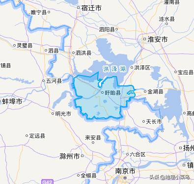 盱眙(xū yí)县,是江苏省淮安市下辖县,地处长江三角洲地区,位于淮安