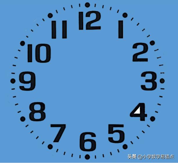 时针60分走一大格,每分钟走0.5°,30°÷60=0.5