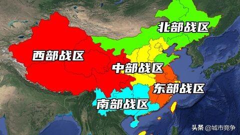 五大战区划分图（中国五大战区划分图）