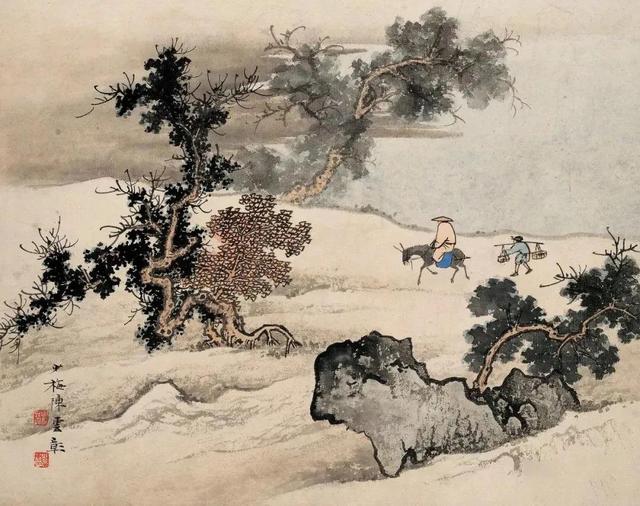 山水画需要的是全面的人才，这是很难取胜的插图
