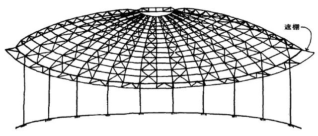 薄壳结构建筑简笔画图片