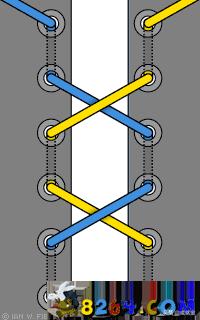 好看的鞋带系法