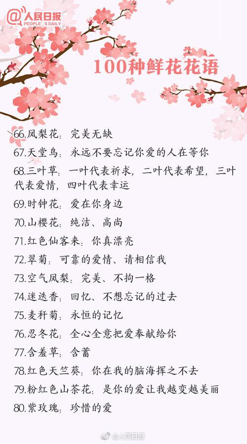 1一100送花的含义 1一100送花的含义（1一100送花的含义粉玫瑰） 生活