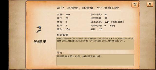 帝国时代手游：指尖帝国。兵种克制全解