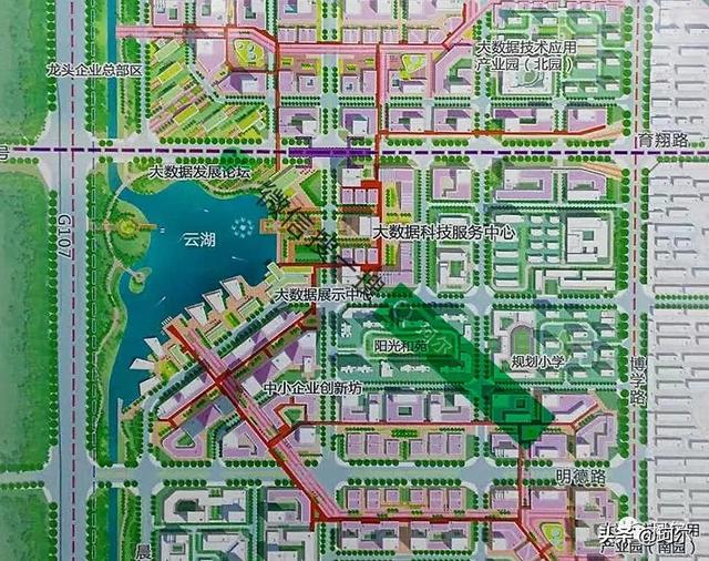 新郑产业新城规划图