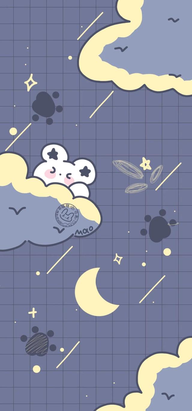 qq微信聊天背景|可爱的小熊-站库网