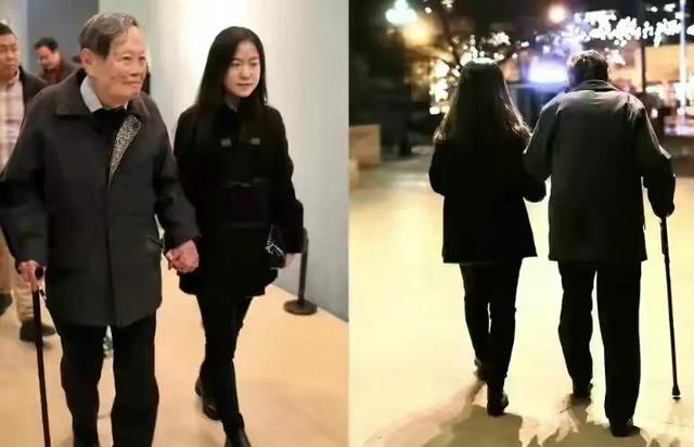 杨振宁100岁生日，45岁翁帆一袭红裙笑颜如花，18年婚姻证明爱情