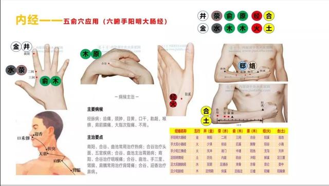 五输穴的位置及应用