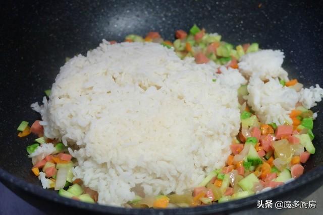 蛋炒饭的制作方法