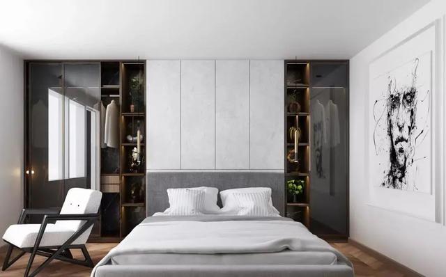 衣柜位置不对,再大也是浪费 床尾对着衣柜好吗