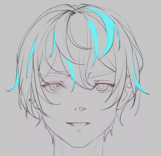 男生头发怎么画简笔画,男生头发怎么画动漫,漫画男生头发怎么画,q版