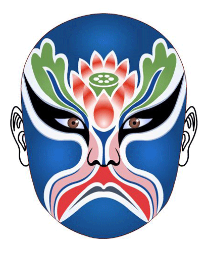 京剧脸谱介绍图,一组京剧脸谱欣赏.