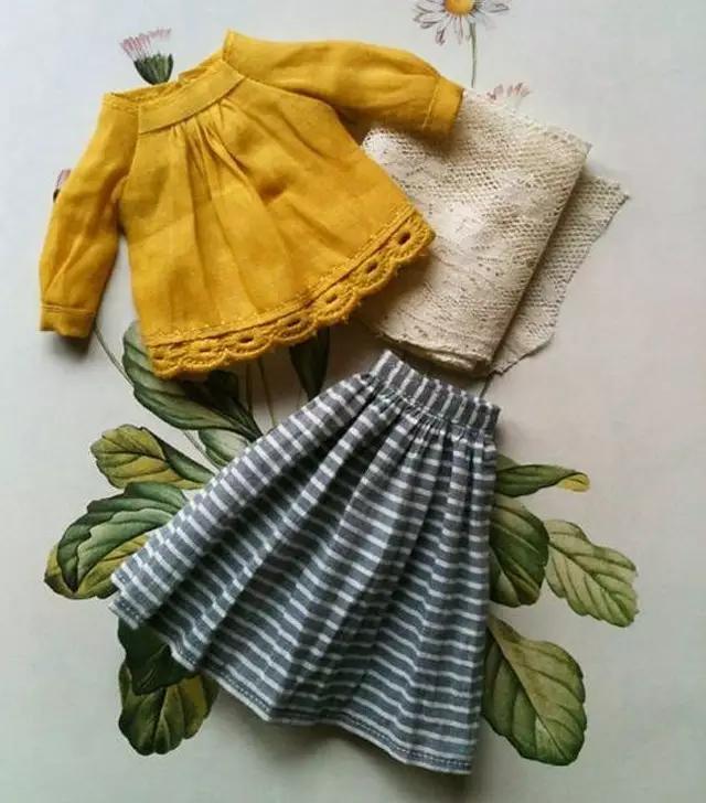 简单手工布娃娃衣服制作方法,给娃娃制作四季的美装