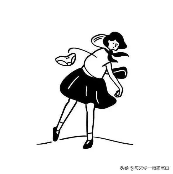 风的简笔画