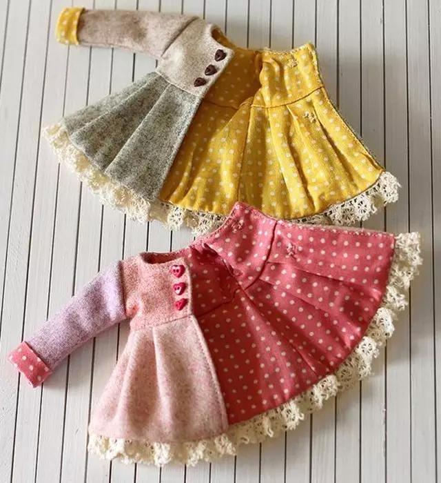 简单手工布娃娃衣服制作方法,给娃娃制作四季的美装