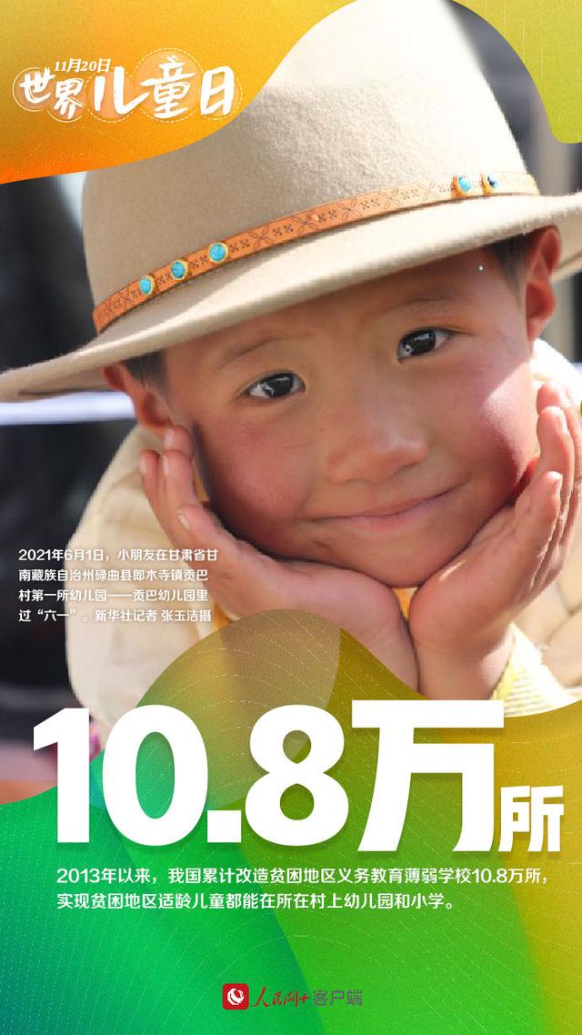 世界儿童日 | 这张“中国答卷”，画满了孩子们的笑脸