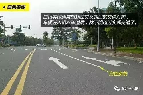 司机朋友挣大眼：开车压标线，扣分还罚款