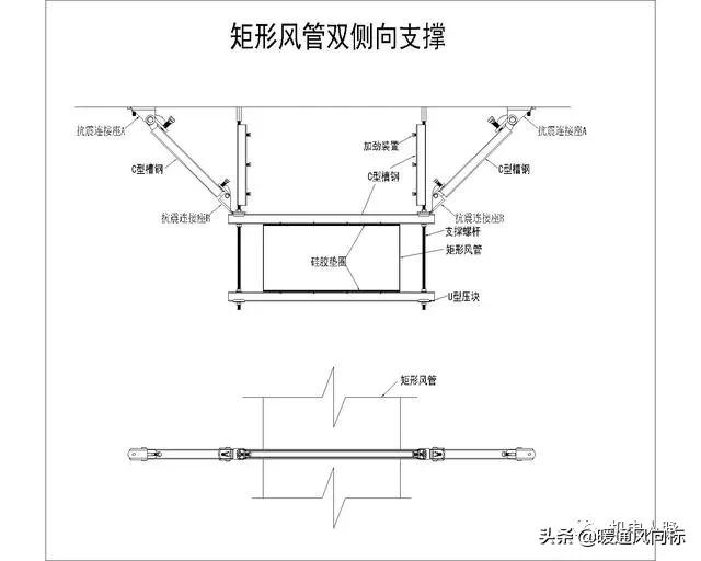 机电抗震支架设计说明及做法大样图