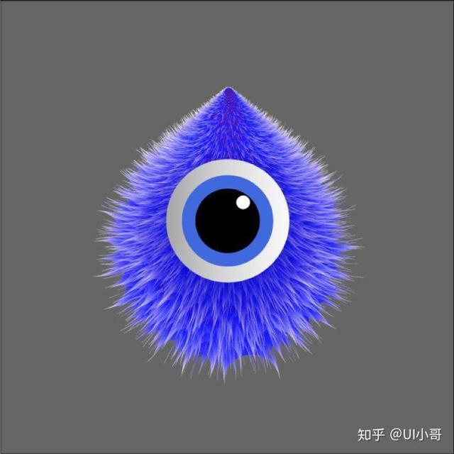 不用C4D就能做出萌萌哒立体小怪兽