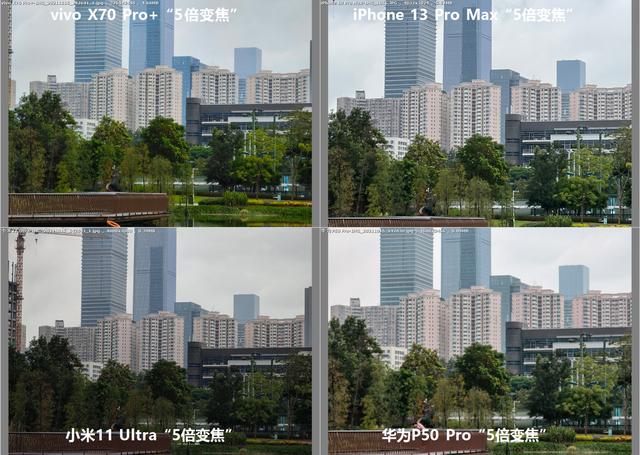 年度之战，iPhone 13 PM、X70 Pro+、华为P50P、小米11U拍照横评