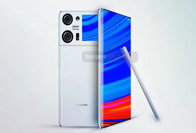 三星Note22 Ultra最新渲染图曝光，2亿像素+副屏，颜值大幅提升