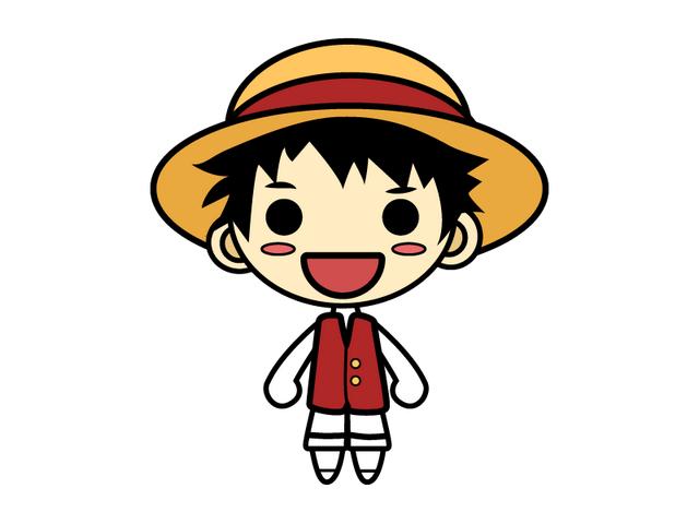 超级简单的路飞怎么画,一起学画海贼王路飞