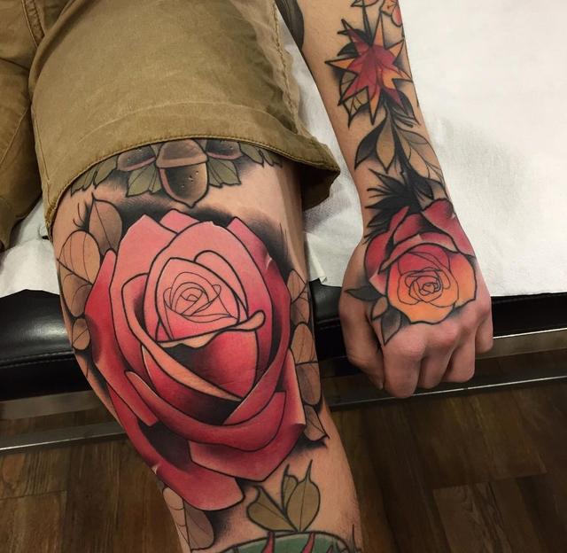 玫瑰花纹身 你知道每个颜色的玫瑰花有什么寓意吗 今日热点