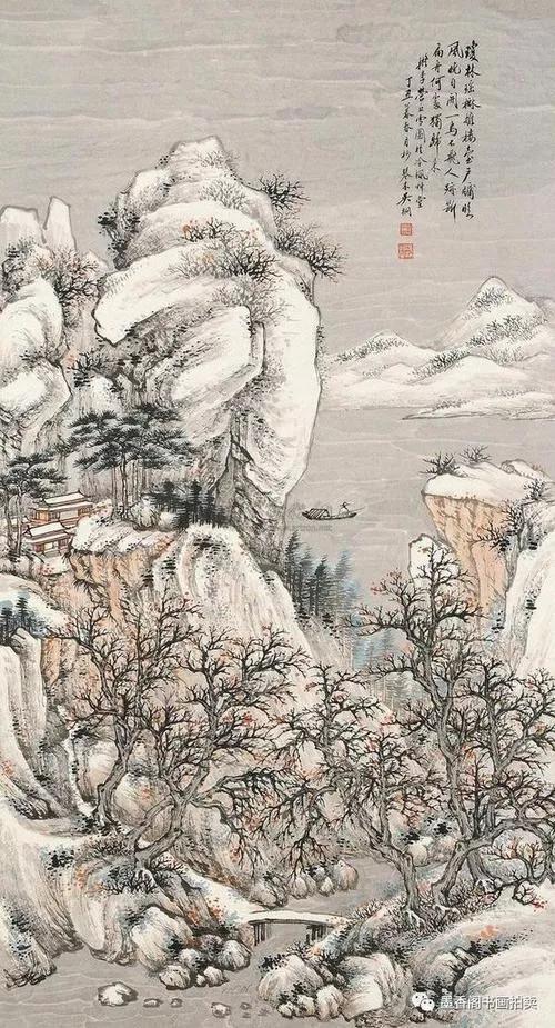 五琴木山水画赏析插图