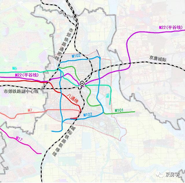 平谷线最新规划图图片